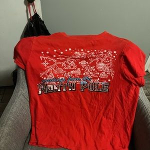 Brisco Christmas red shirt